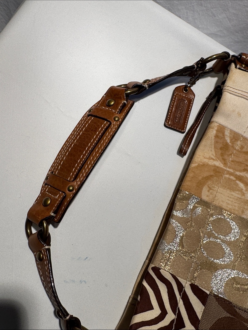 Coach Carly 10814 Y2K Patchwork Hobo Shoulder bag - Picture 14 of 14